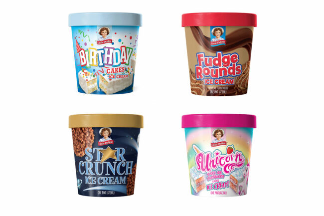 Hudsonville Ice Cream and Little Debbie ice cream flavors