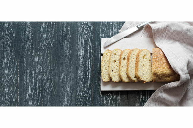 A loaf of keto-friendly bread. 