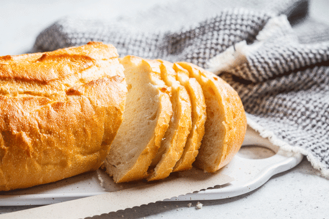 Loaf of sourdough bread.