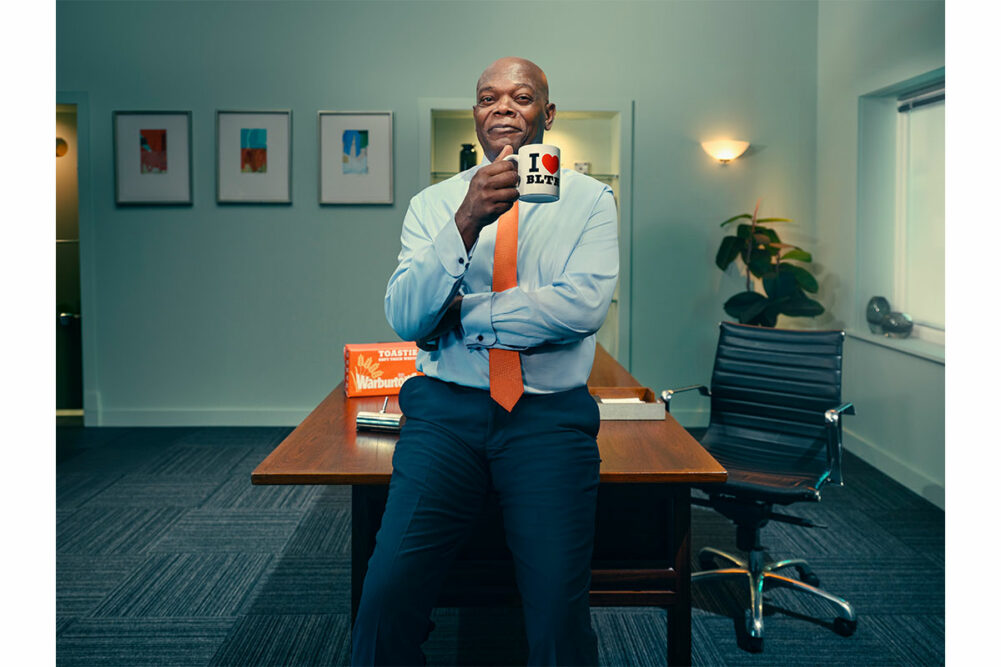 Samuel L. Jackson stars in new Warburtons commercial. 