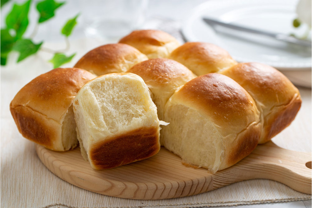 Baking rolls. 