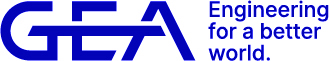 Gea logo w claim srgb vibrantblue1