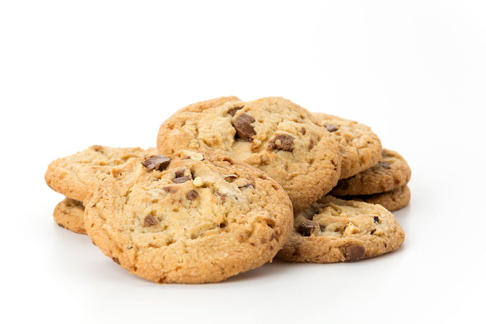 Toffee almond cookies. 