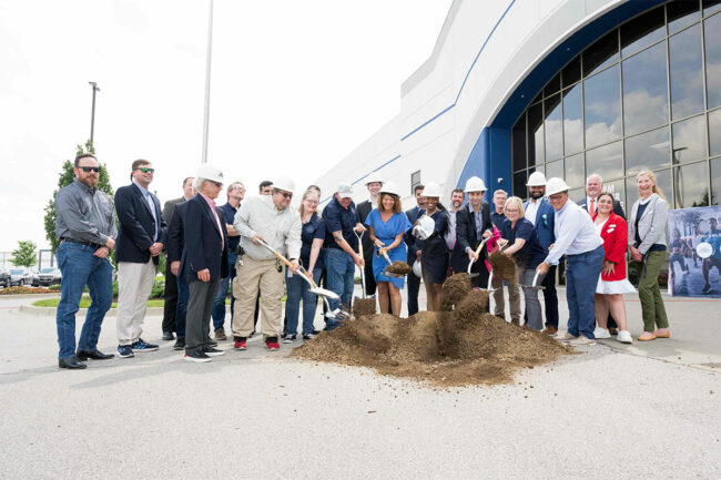 1440 Foods groundbreaking ceremony. 