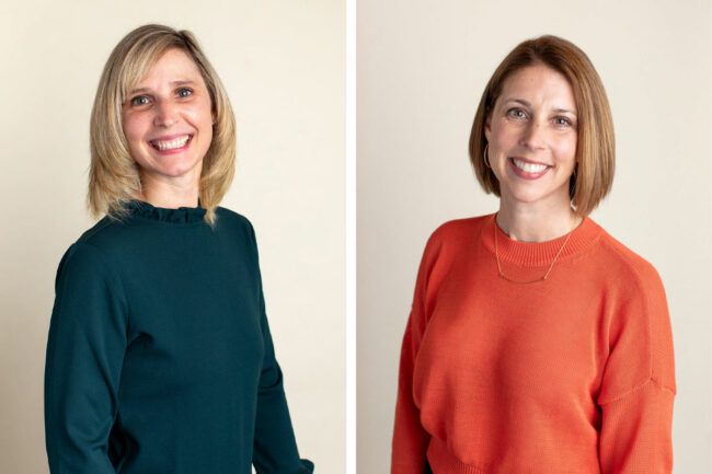 Leanne Molter, left, is Amy’s Kitchen’s new chief financial officer and Mel Cash is its new chief growth officer.