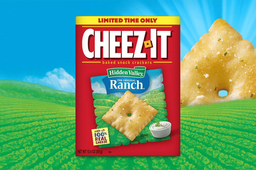 Ranch Cheez-Its by Kellanova. 