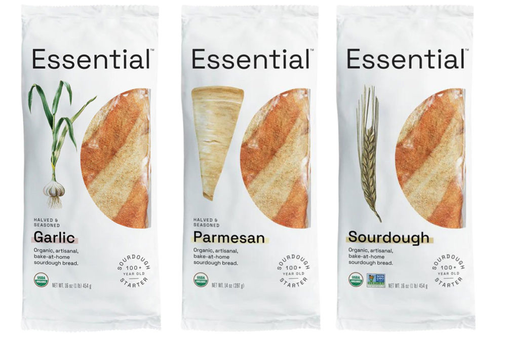 Assortment of Essential Bread organic baking kits. 