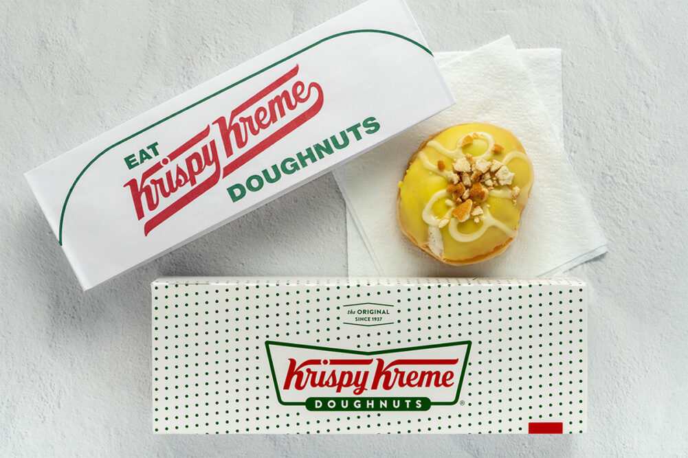 Krispy Kreme product shot. 