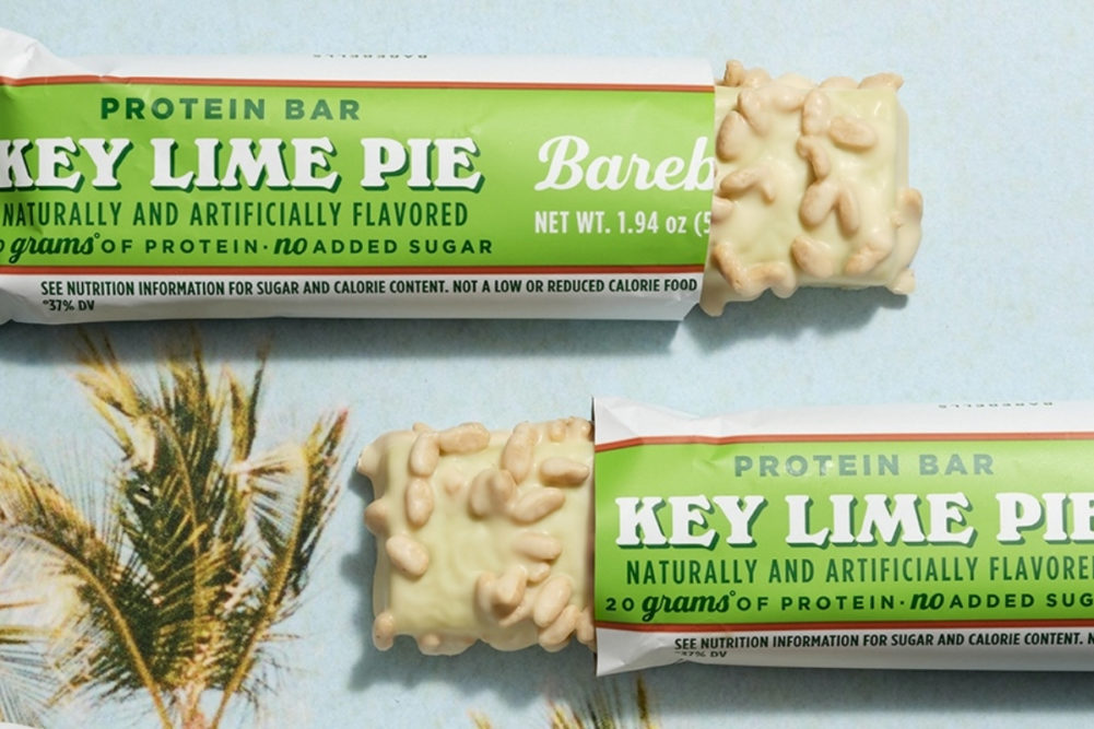 Barebells protein bars. 