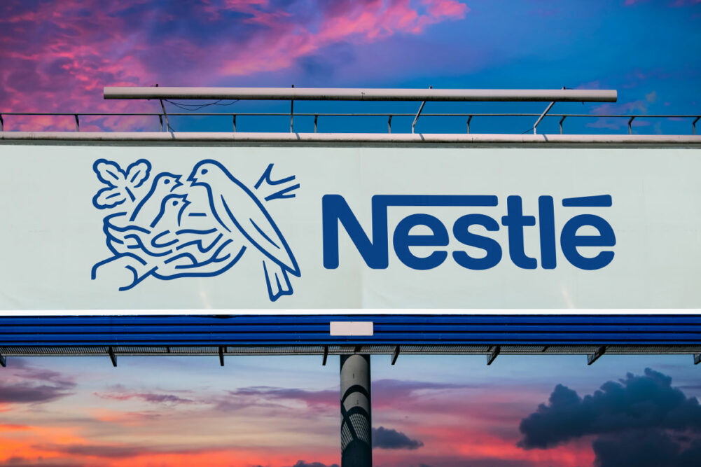 Nestle billboard. 