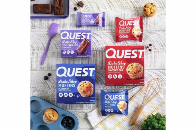 Assortment of Quest Bake Shop muffins. 