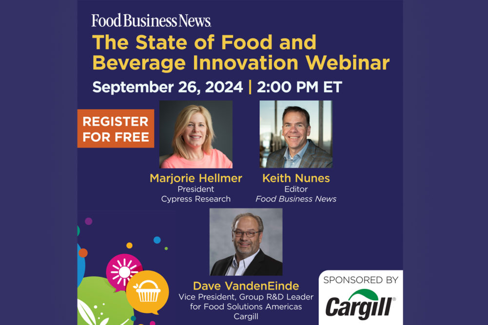 Food Business News webinar image. 