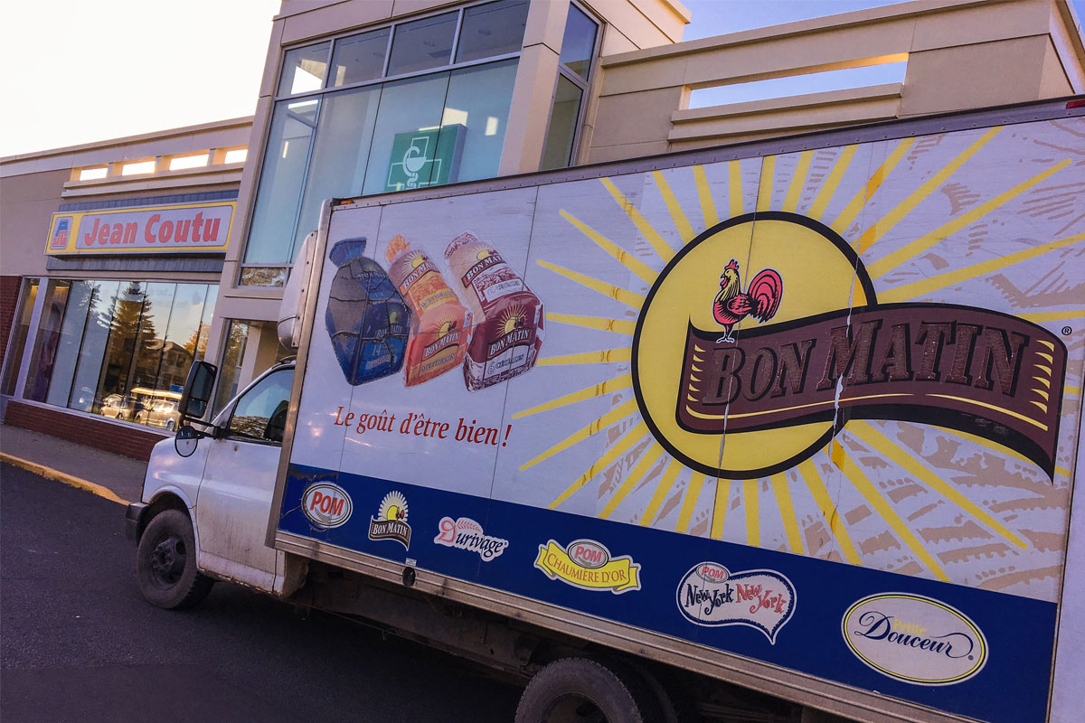 Canada Bread truck. 