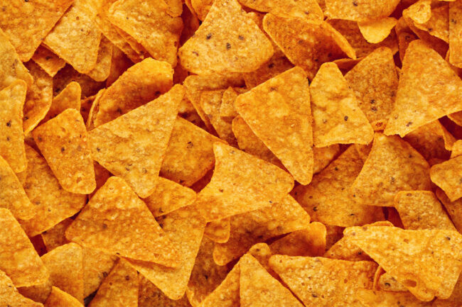 Tortilla chips. 