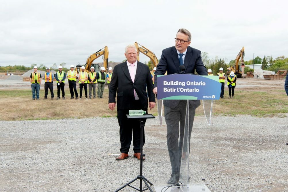 Groundbreaking at the Jungbunzlauer facility. 