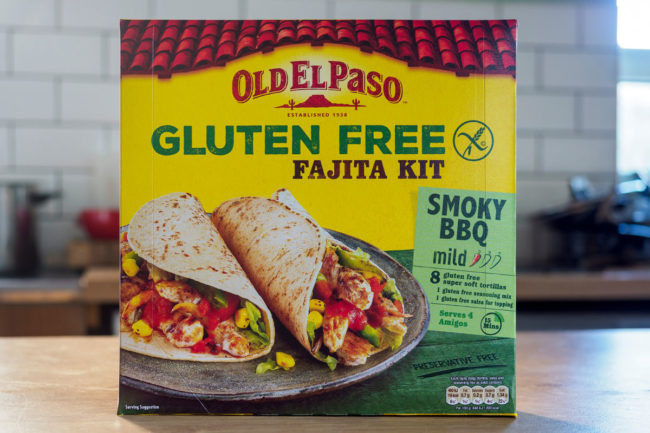 Old El Paso Gluten-Free Fajita Kit. 