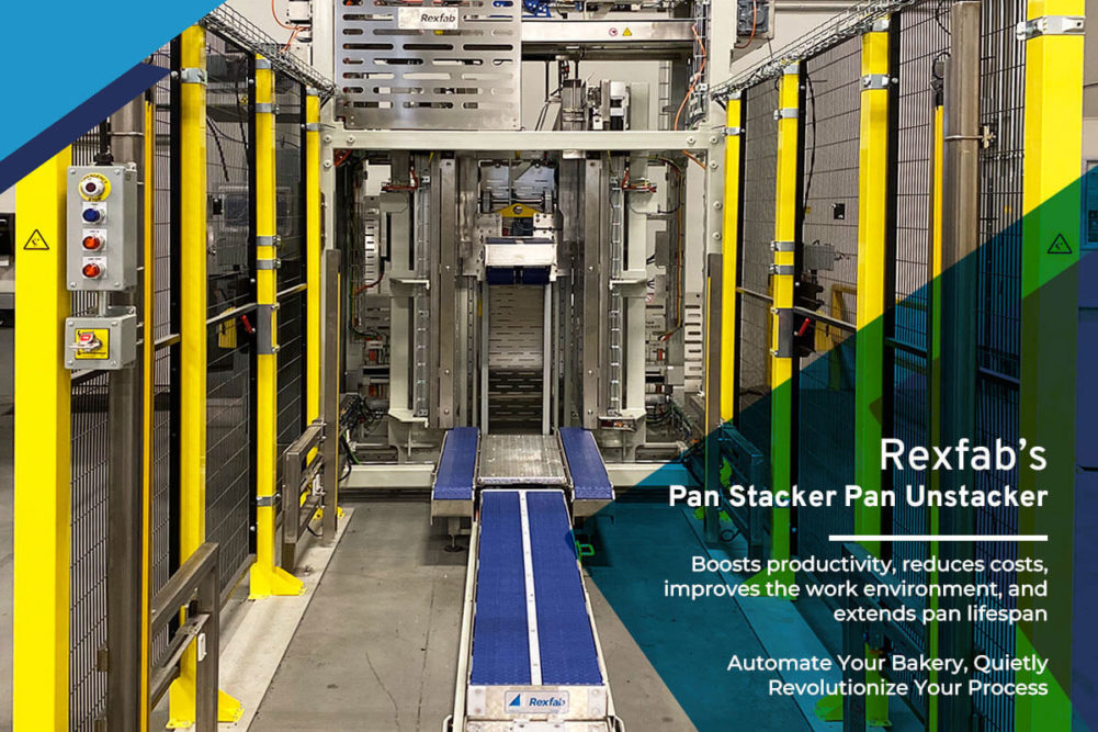 Rexfab's Pan Stacker Pan Unstacker. 