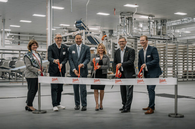 Ribbon cutting at the Ditsch USA production facility in Springdale, Ohio.