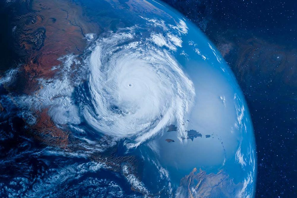 Hurricane Helene from space. 