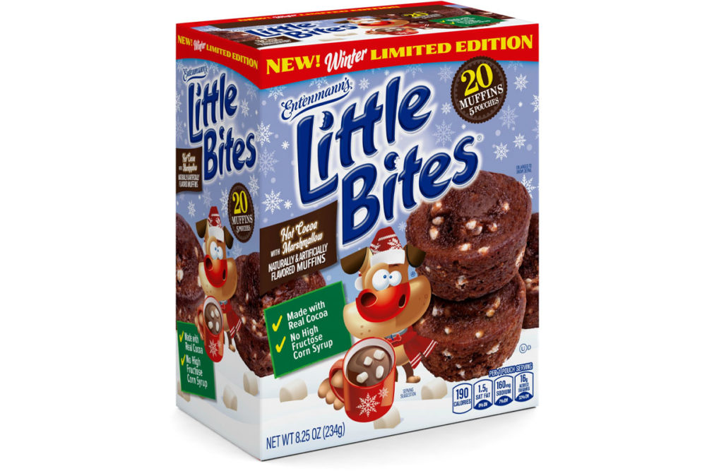 Hot cocoa flavored Entenmann's Little Bites.