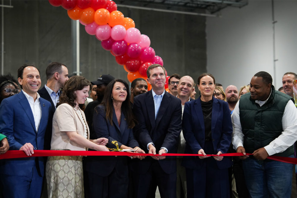 Stellar Snacks facility ribbon cutting. 