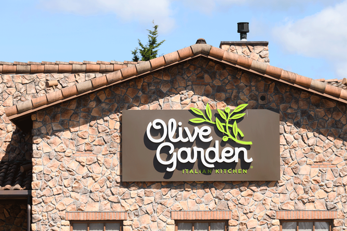 Olive Garden restaurant. 