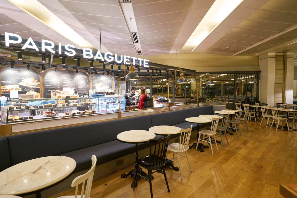 Paris Baguette restaurant. 