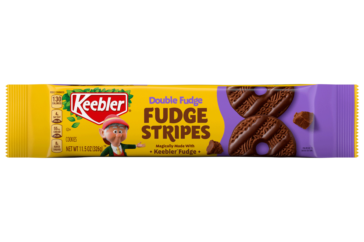 Keebler Double Fudge Stripes. 