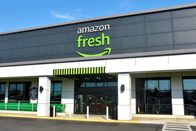 Amazon Fresh storefront.