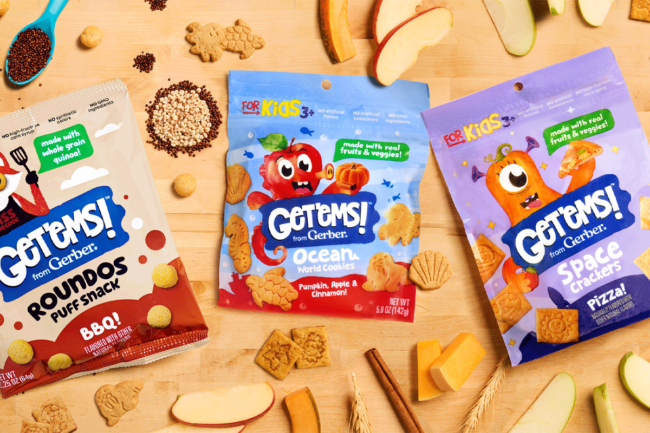 Get’em! From Gerber snacks.