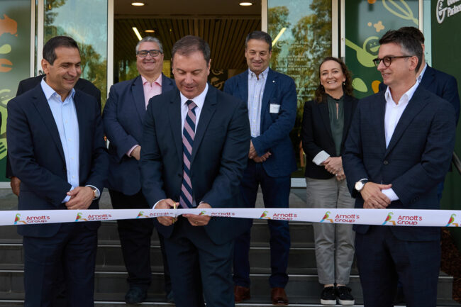 The Arnott's Group ribbon cutting ceremony.