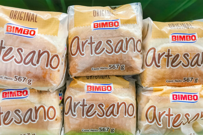 Grupo Bimbo Artesano bread. 