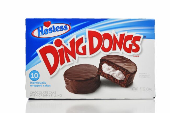 Hostess Ding Dongs.