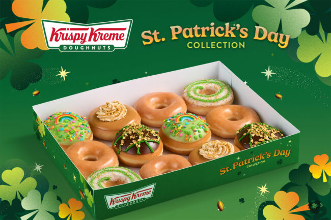 Krispy Kreme Saint Patrick's Day collection. 