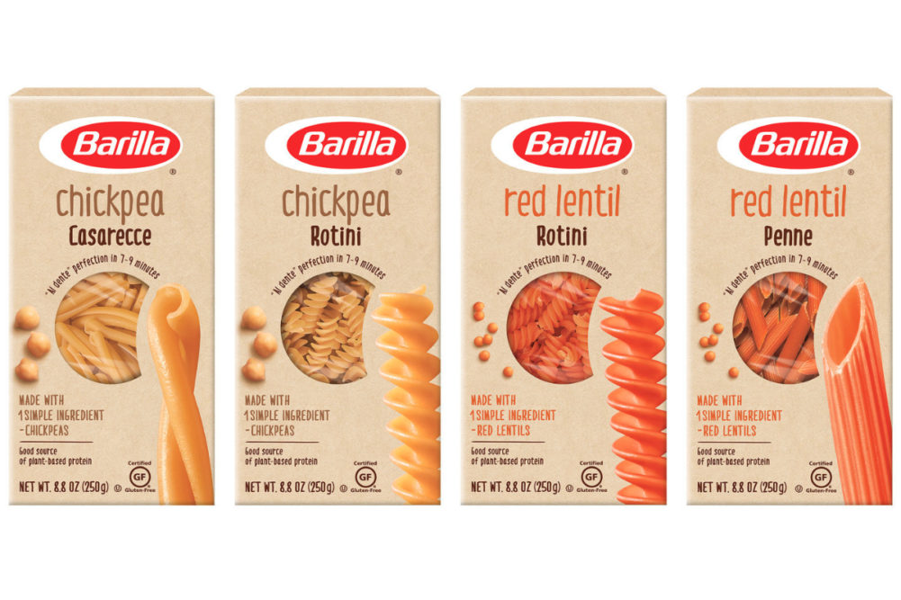 Barilla launches a line of single-ingredient legume pastas, 2018-09-05